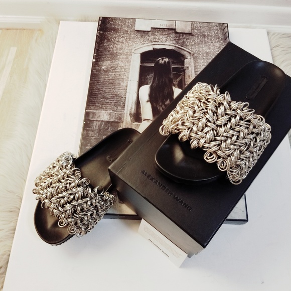 ❌SOLD❌Alexander Wang's black leather sandals - Picture 7 of 7